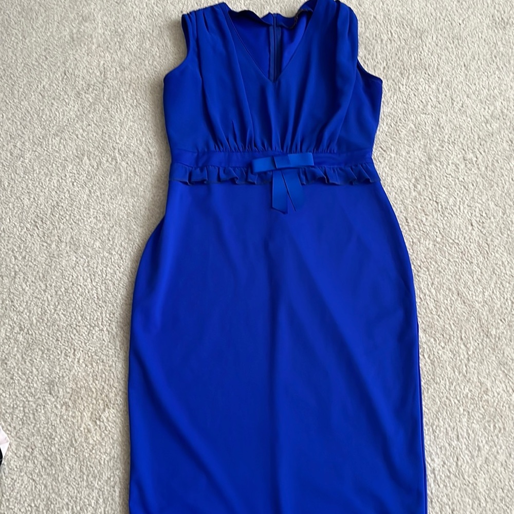 Navy Blue Work Dress